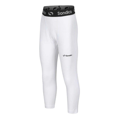 White - Side - Sondico Boys 3-4 Tights