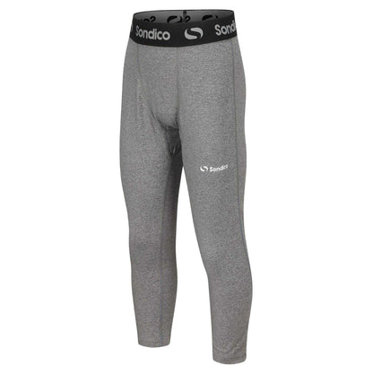 Grey - Side - Sondico Boys 3-4 Tights