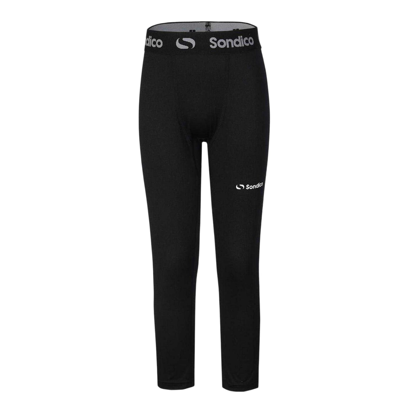 Black - Front - Sondico Boys 3-4 Tights