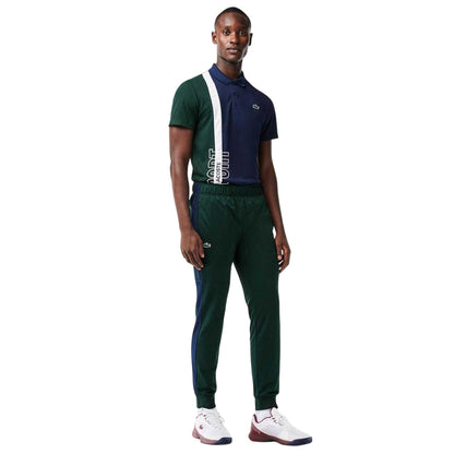 Green-Navy - Lifestyle - Lacoste Mens Contrast Panel Tapered Joggers