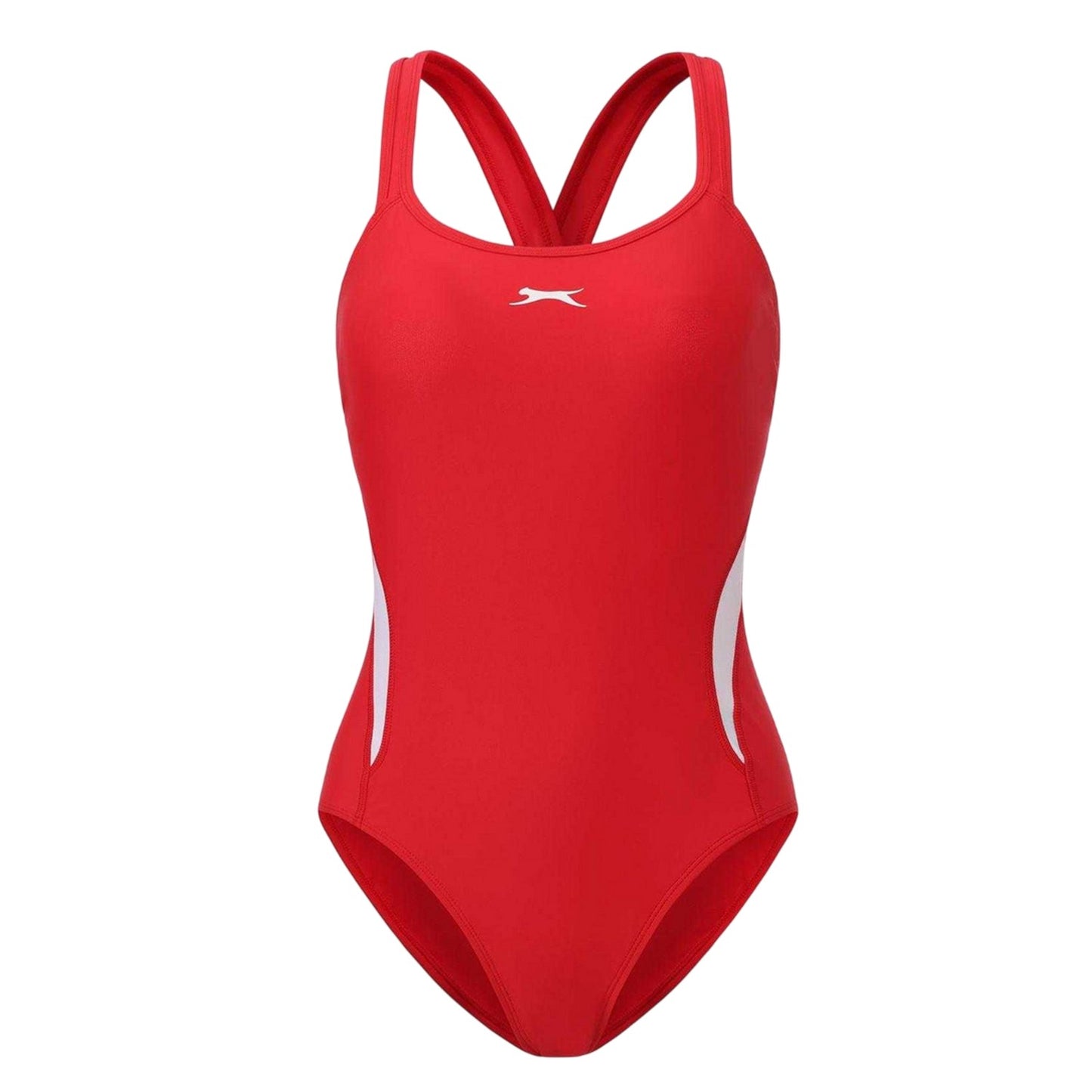 Red - Front - Slazenger Womens-Ladies Xtra Life One Piece Swimsuit