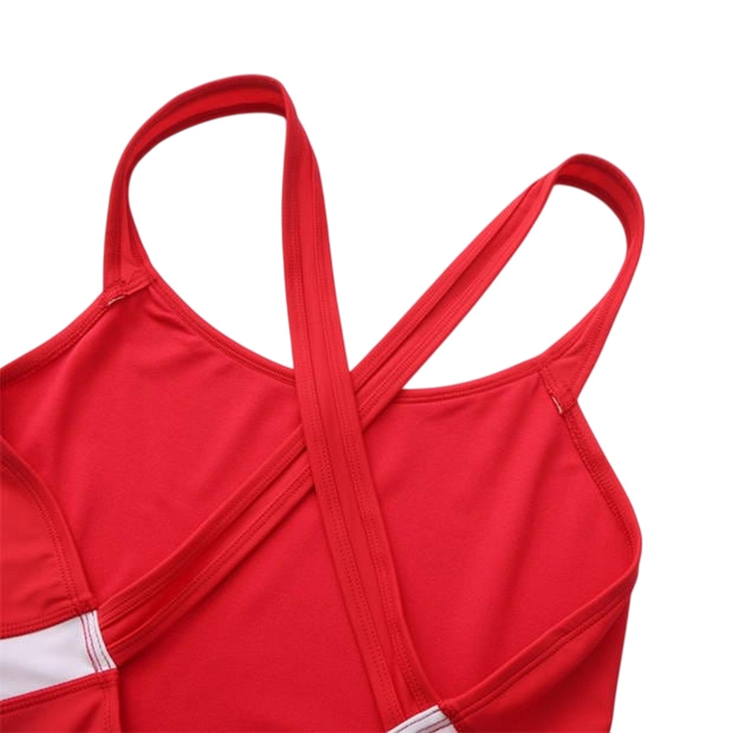 Red - Pack Shot - Slazenger Womens-Ladies Xtra Life One Piece Swimsuit