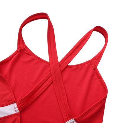 Red - Pack Shot - Slazenger Womens-Ladies Xtra Life One Piece Swimsuit