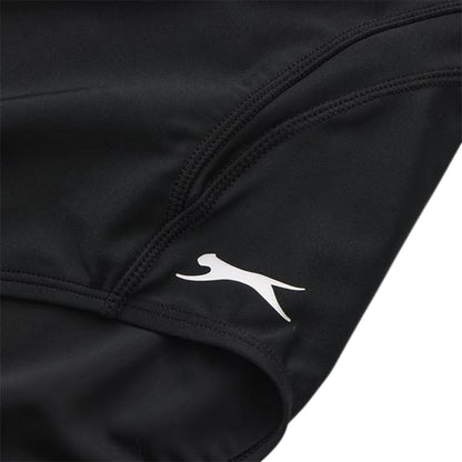 Black - Pack Shot - Slazenger Womens-Ladies Xtra Life One Piece Swimsuit