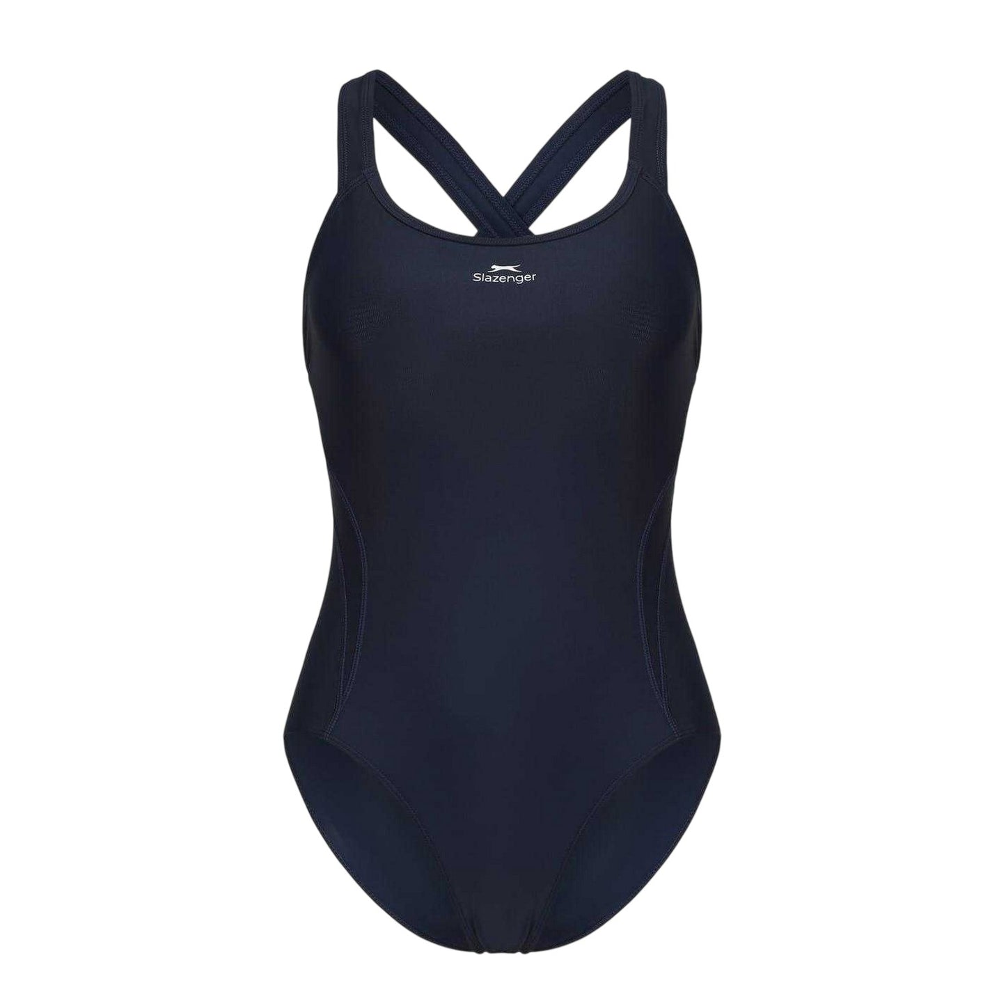 Navy - Front - Slazenger Womens-Ladies Xtra Life One Piece Swimsuit
