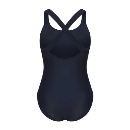 Navy - Back - Slazenger Womens-Ladies Xtra Life One Piece Swimsuit