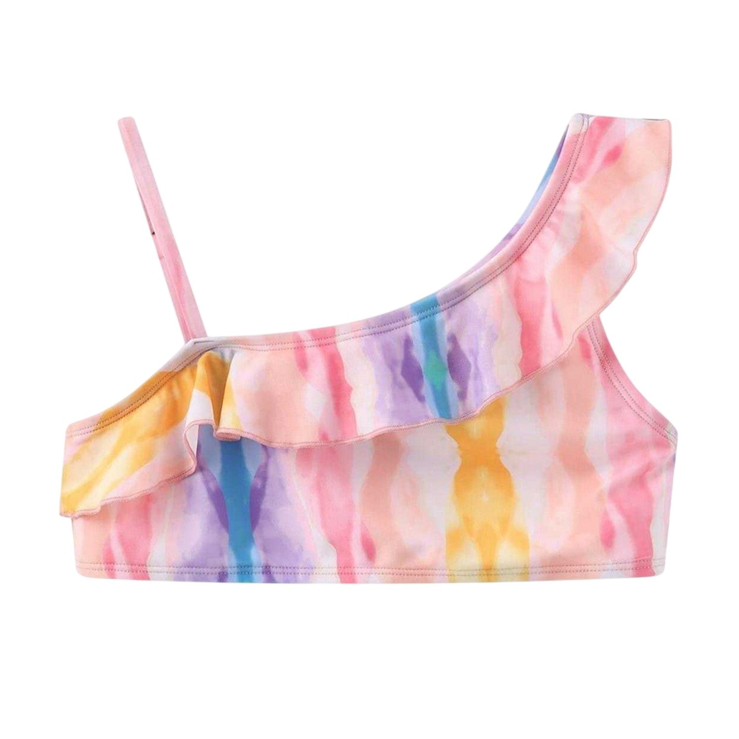 Rainbow - Back - Star Girls Two-Piece Swimsuit