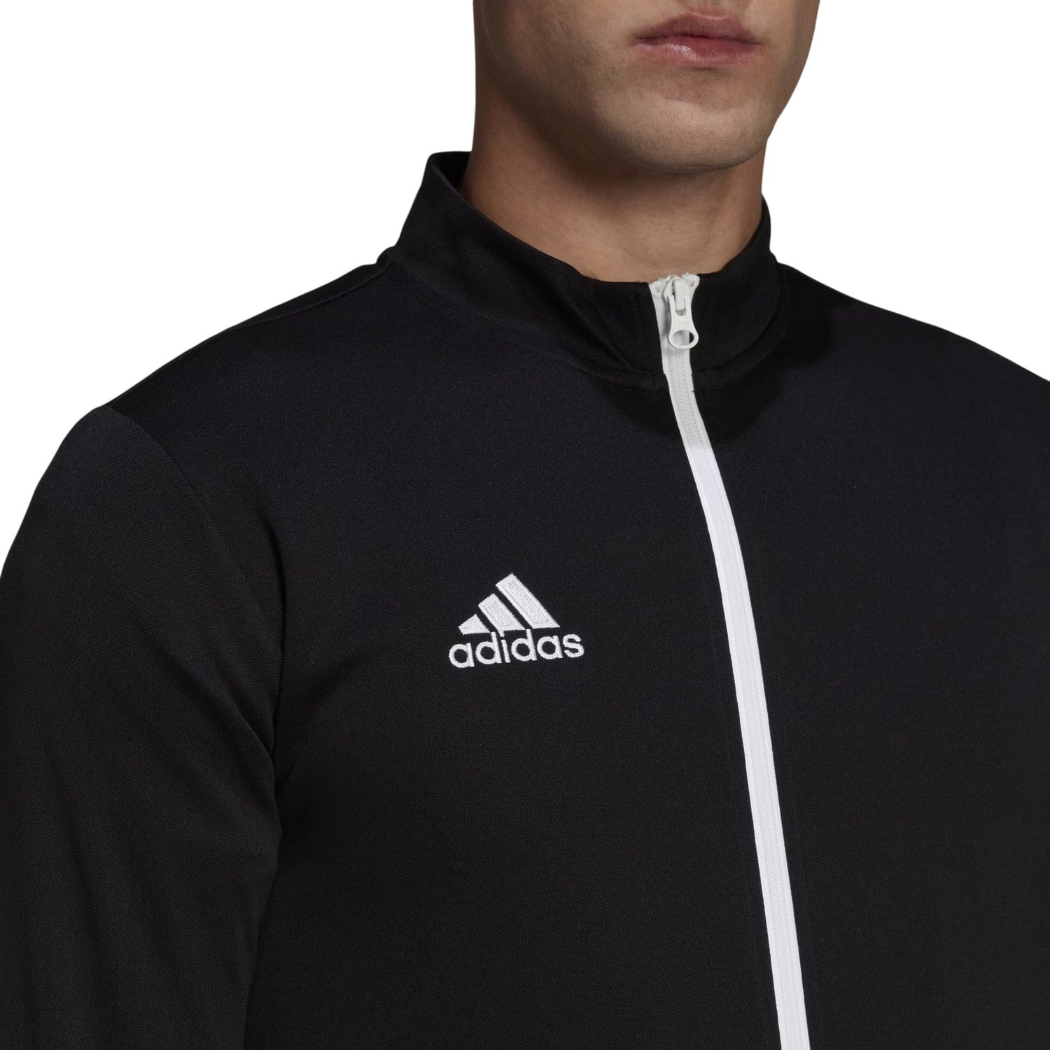 Black - Side - Adidas Mens Entrada 22 Track Jacket