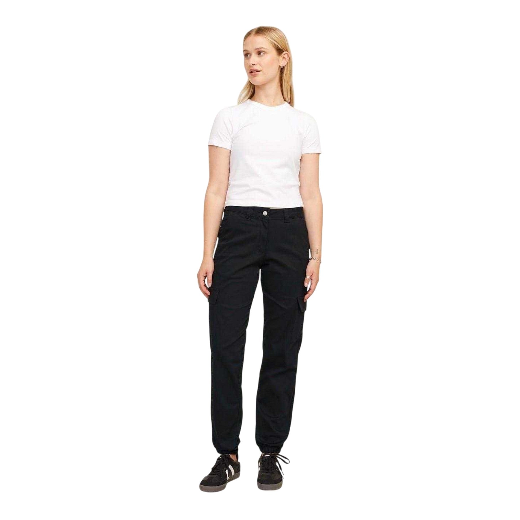 Black - Lifestyle - JJXX Womens-Ladies Kendal Cargo Trousers