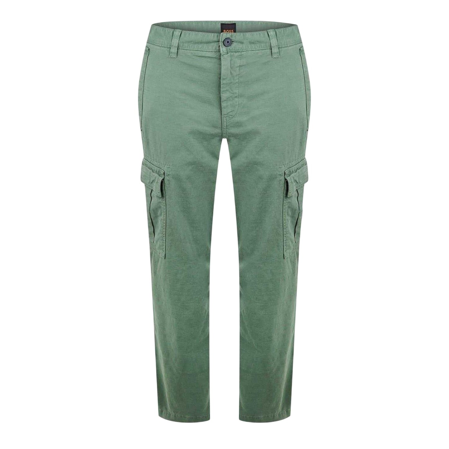 Green - Front - Boss Mens Tailored Cargo Trousers
