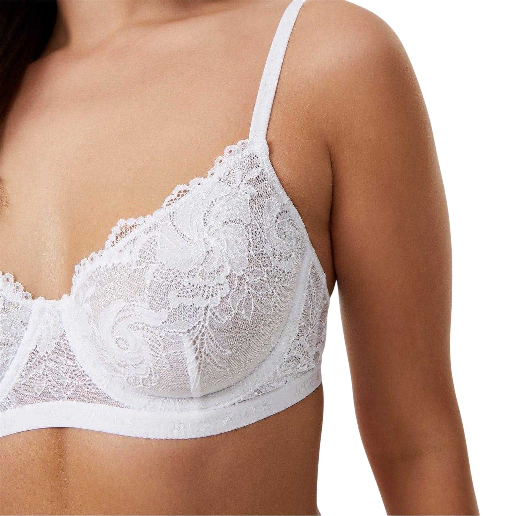 White - Side - Jack Wills Womens-Ladies Ophelia Bra