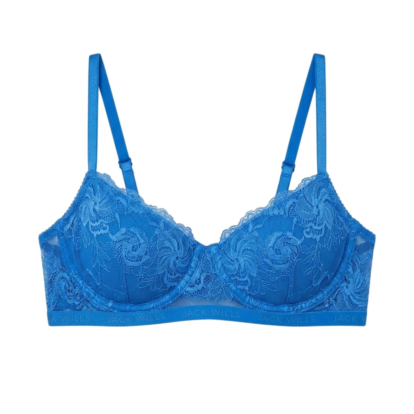 Marina Blue - Front - Jack Wills Womens-Ladies Ophelia Bra