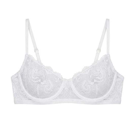 White - Front - Jack Wills Womens-Ladies Ophelia Bra