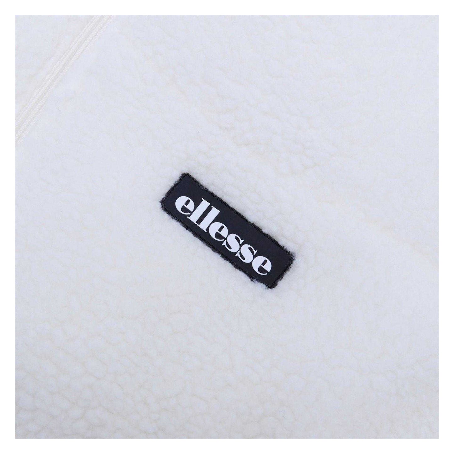 Off White - Lifestyle - Ellesse Mens Quilted Teddy Fleece Jacket