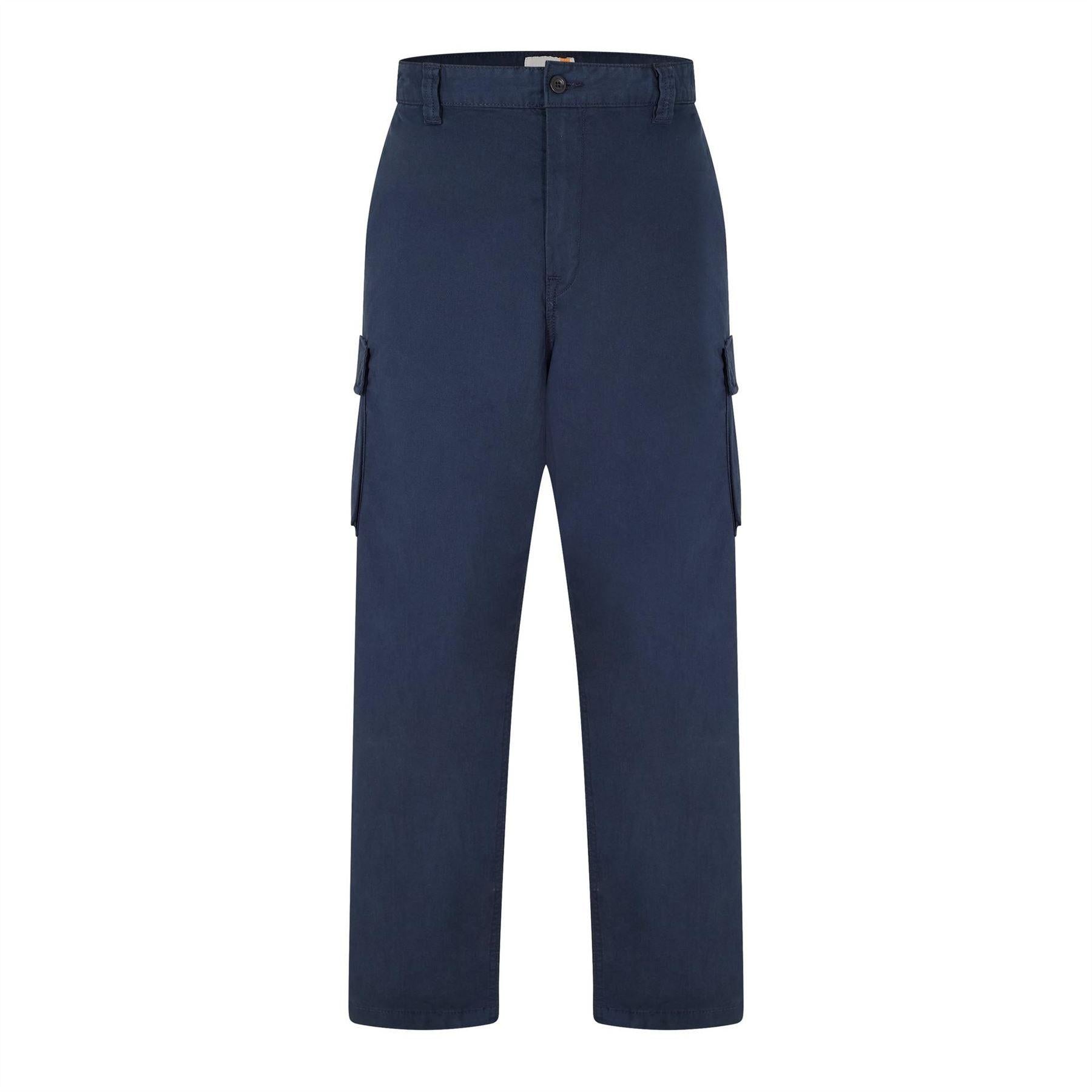 Dark Sapphire - Front - Timberland Mens Brookline Cargo Trousers