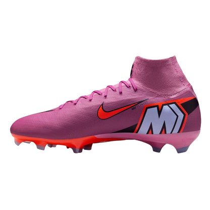 Flamingo Pink - Side - Nike Childrens-Kids Zoom Superfly 10 Pro Lace Up Firm Ground Football Boots