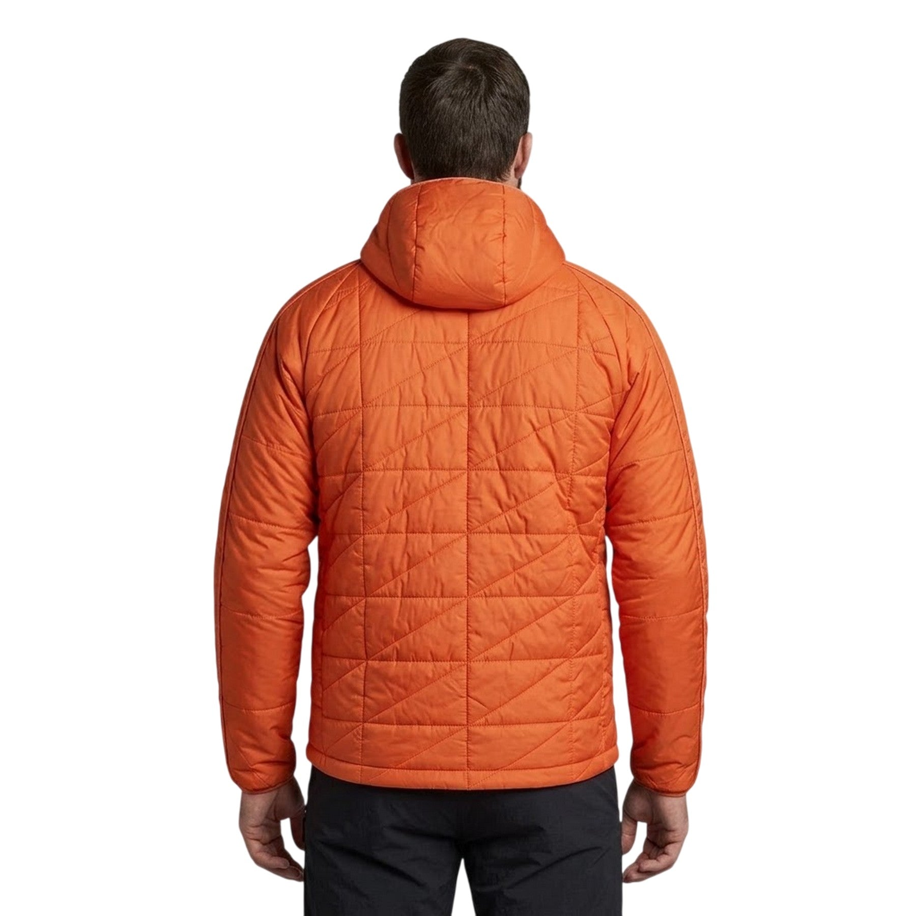 Orange - Back - Adidas Mens Puffer Jacket