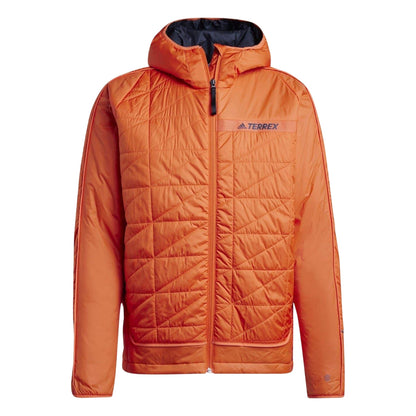 Orange - Front - Adidas Mens Puffer Jacket