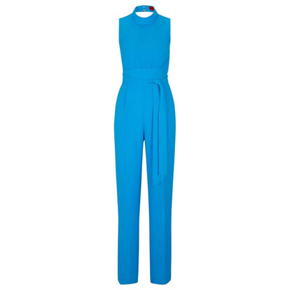 Blue - Front - Hugo Womens-Ladies Kisuse Polyester Blend Jumpsuit