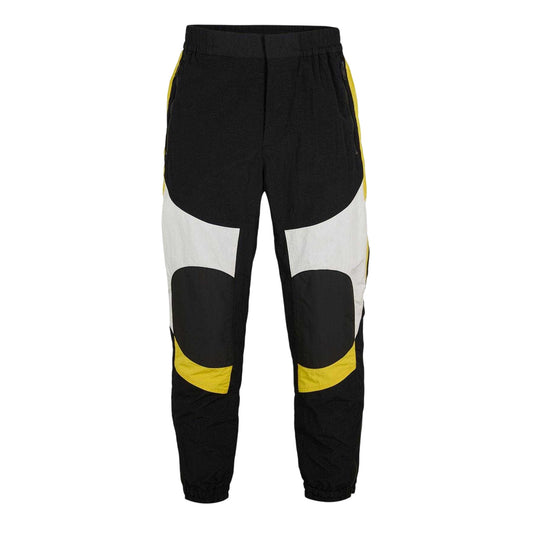 Black-Yellow - Front - Boss Mens Srack Straight Trousers
