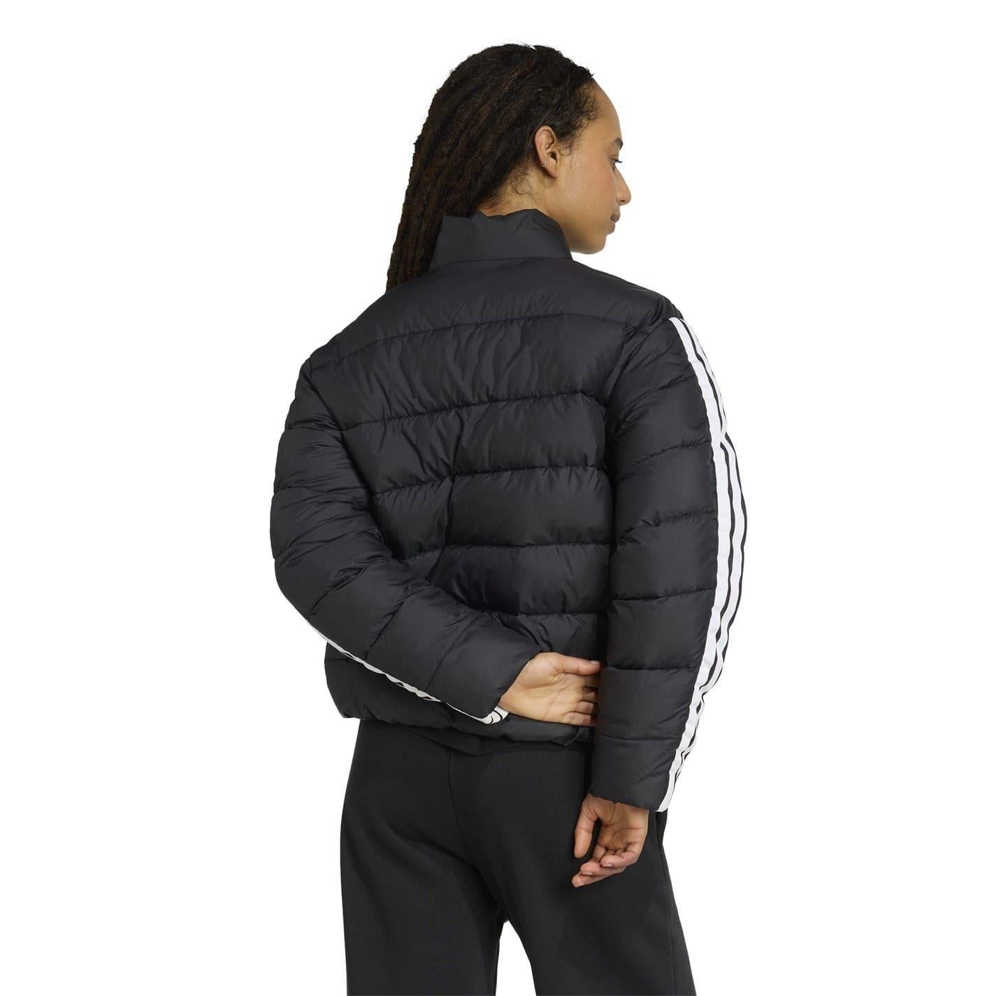 Black - Back - Adidas Womens-Ladies Climawarm Heavyweight Puffer Jacket