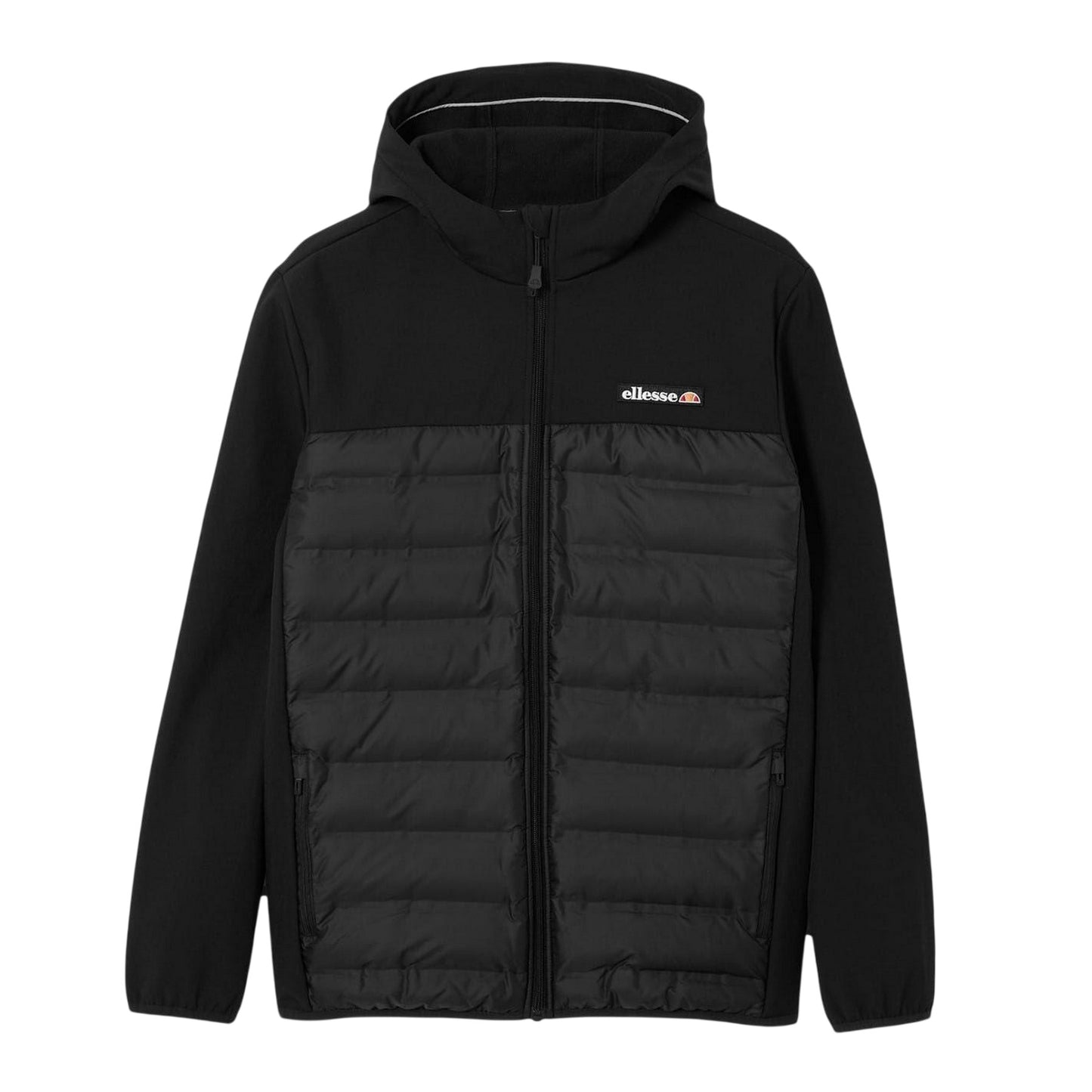 Black - Front - Ellesse Mens Cassiano Puffer Jacket