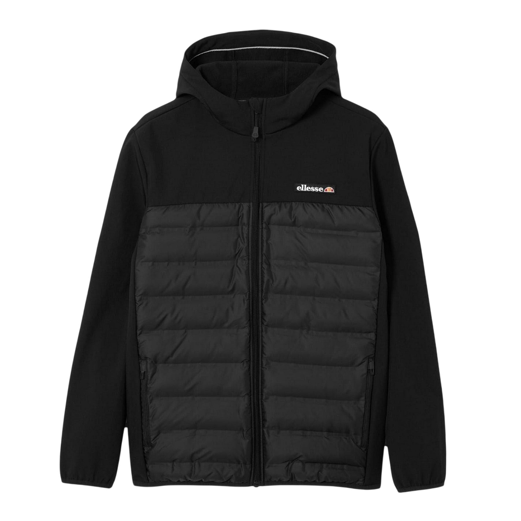 Black - Front - Ellesse Mens Cassiano Puffer Jacket