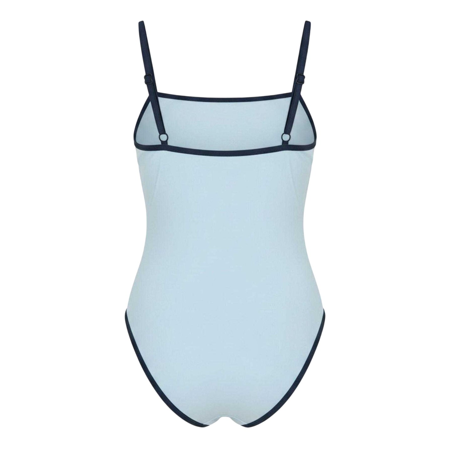 Baby Blue - Back - Jack Wills Womens-Ladies Contrast Detail One Piece Swimsuit
