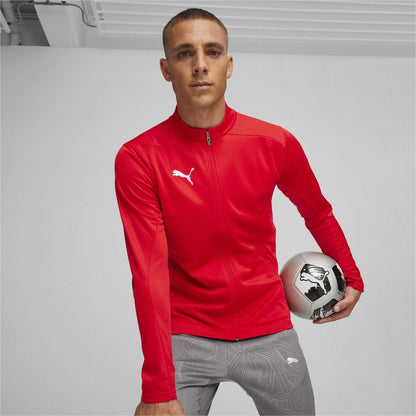 Red - Side - Puma Mens TeamGoal Jacket