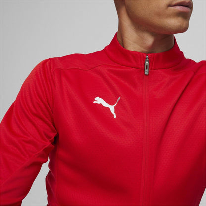 Red - Pack Shot - Puma Mens TeamGoal Jacket