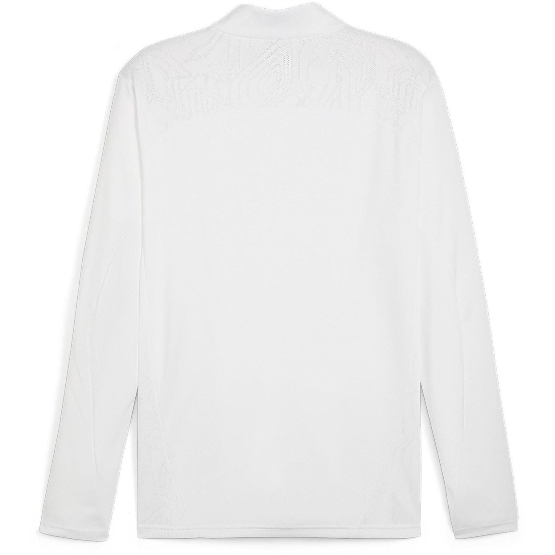White-Silver - Back - Puma Mens TeamGoal Jacket