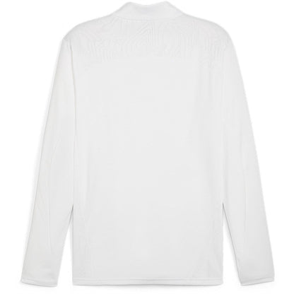 White-Silver - Back - Puma Mens TeamGoal Jacket