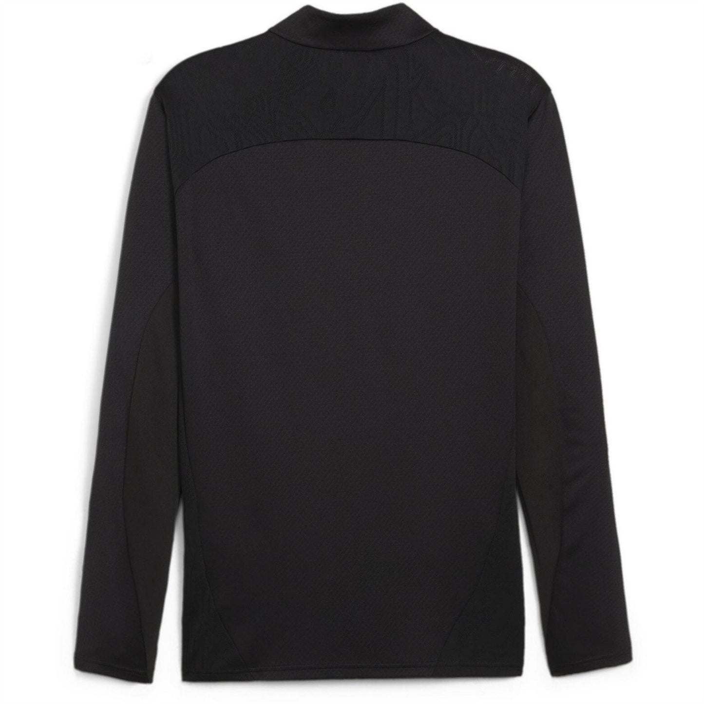 Black-Silver - Back - Puma Mens TeamGoal Jacket