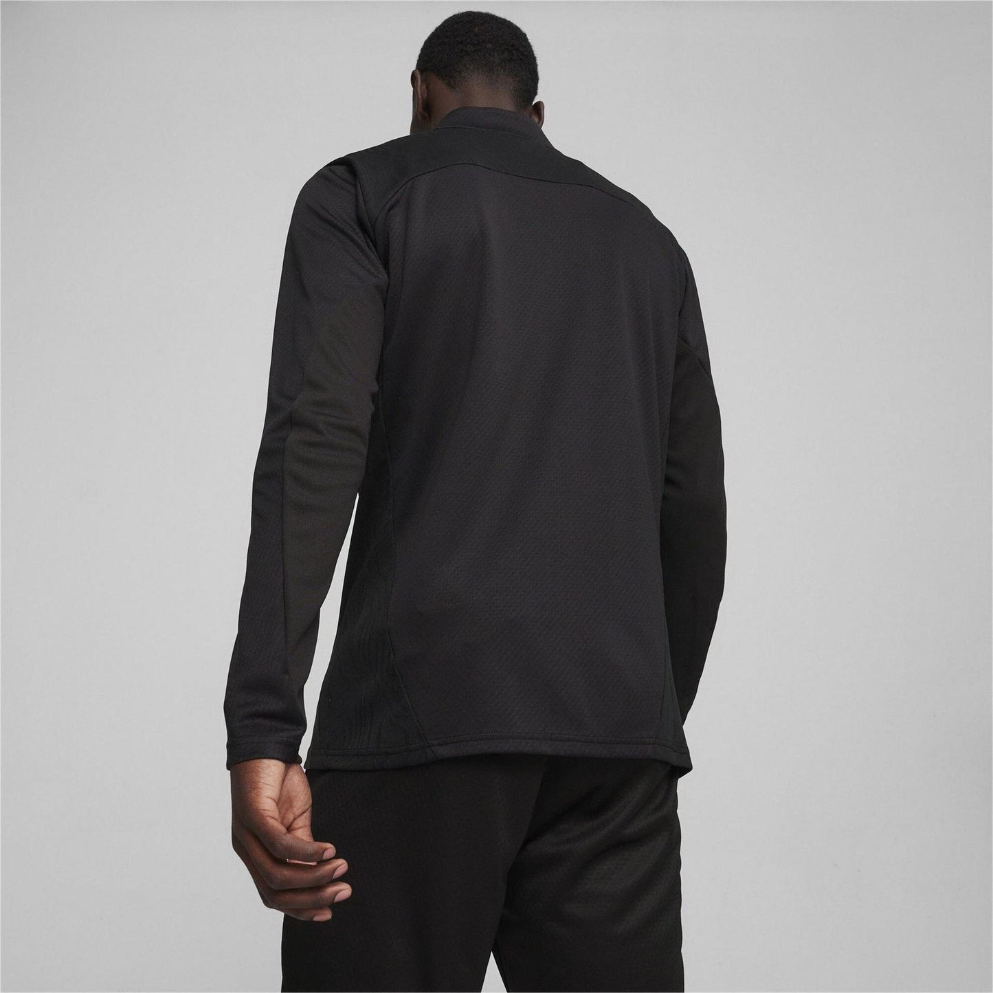 Black-Silver - Lifestyle - Puma Mens TeamGoal Jacket