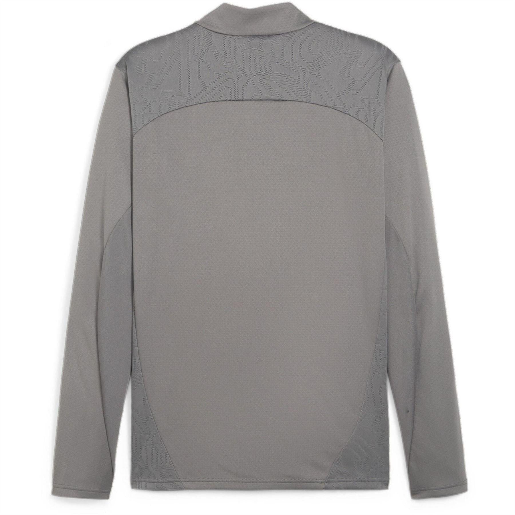 Silver - Back - Puma Mens TeamGoal Jacket
