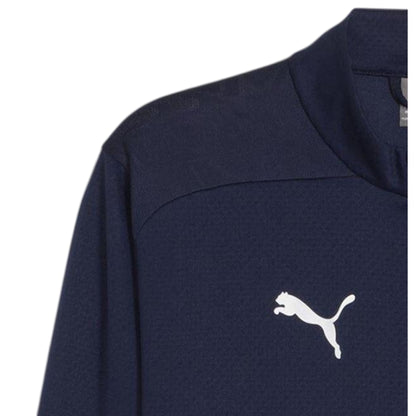 Navy - Side - Puma Mens TeamGoal Jacket