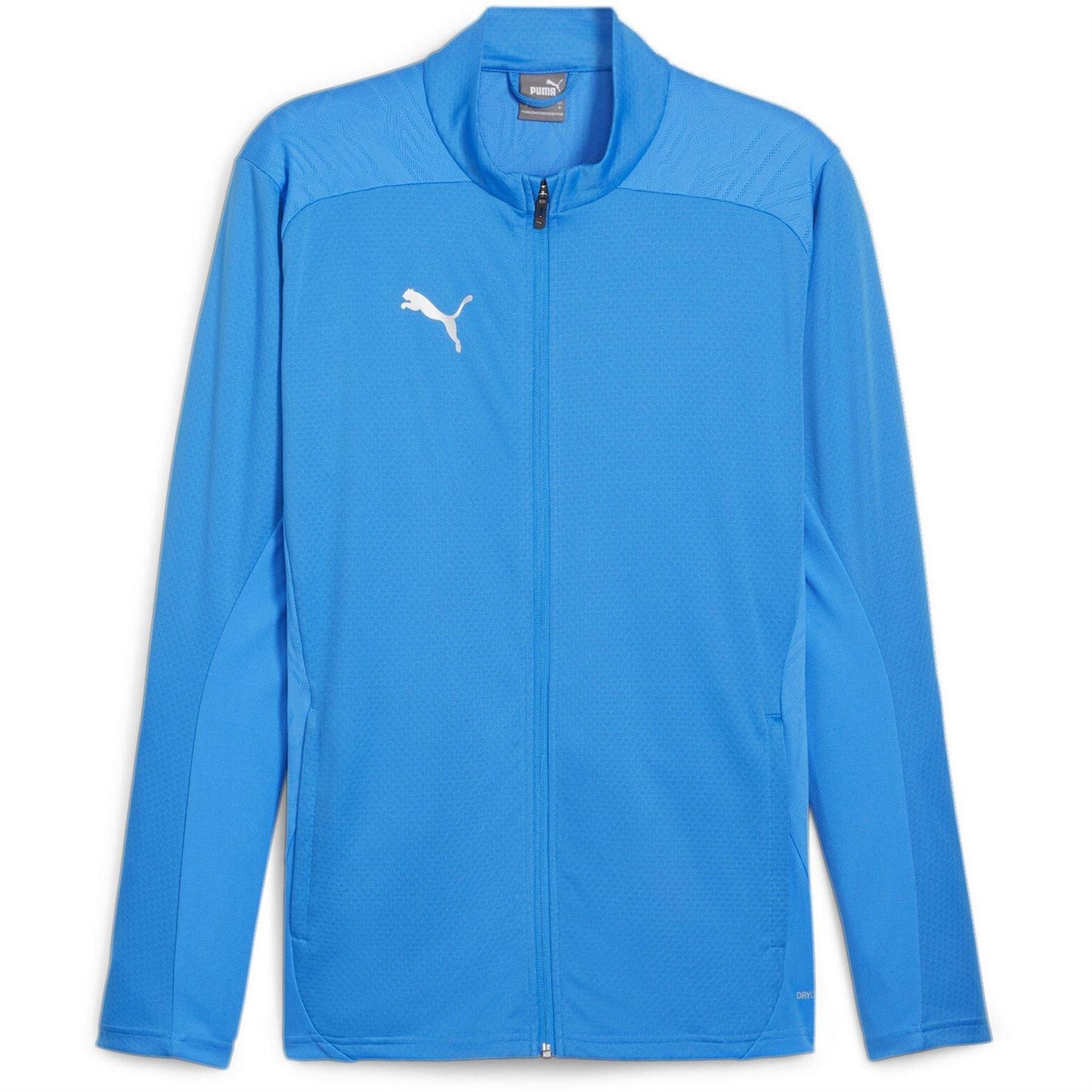 Blue-Silver - Front - Puma Mens TeamGoal Jacket