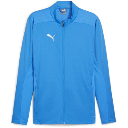 Blue-Silver - Front - Puma Mens TeamGoal Jacket
