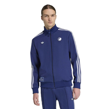 Blue - Pack Shot - Adidas Mens Terrace Icons F.C. Copenhagen Track Jacket