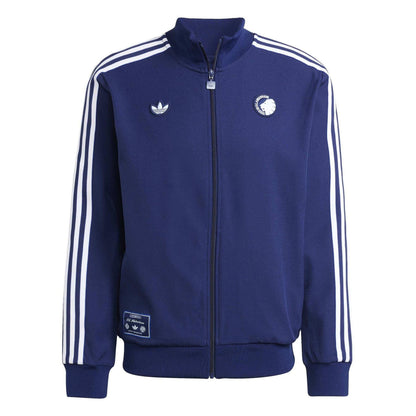 Blue - Front - Adidas Mens Terrace Icons F.C. Copenhagen Track Jacket