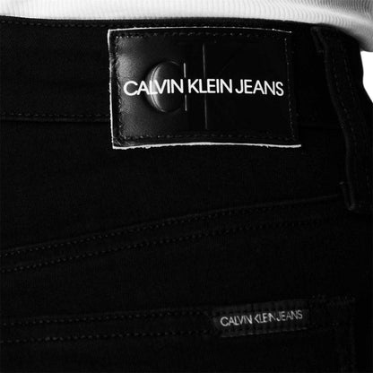 Black - Side - Calvin Klein Womens-Ladies High Rise Skinny Jeans