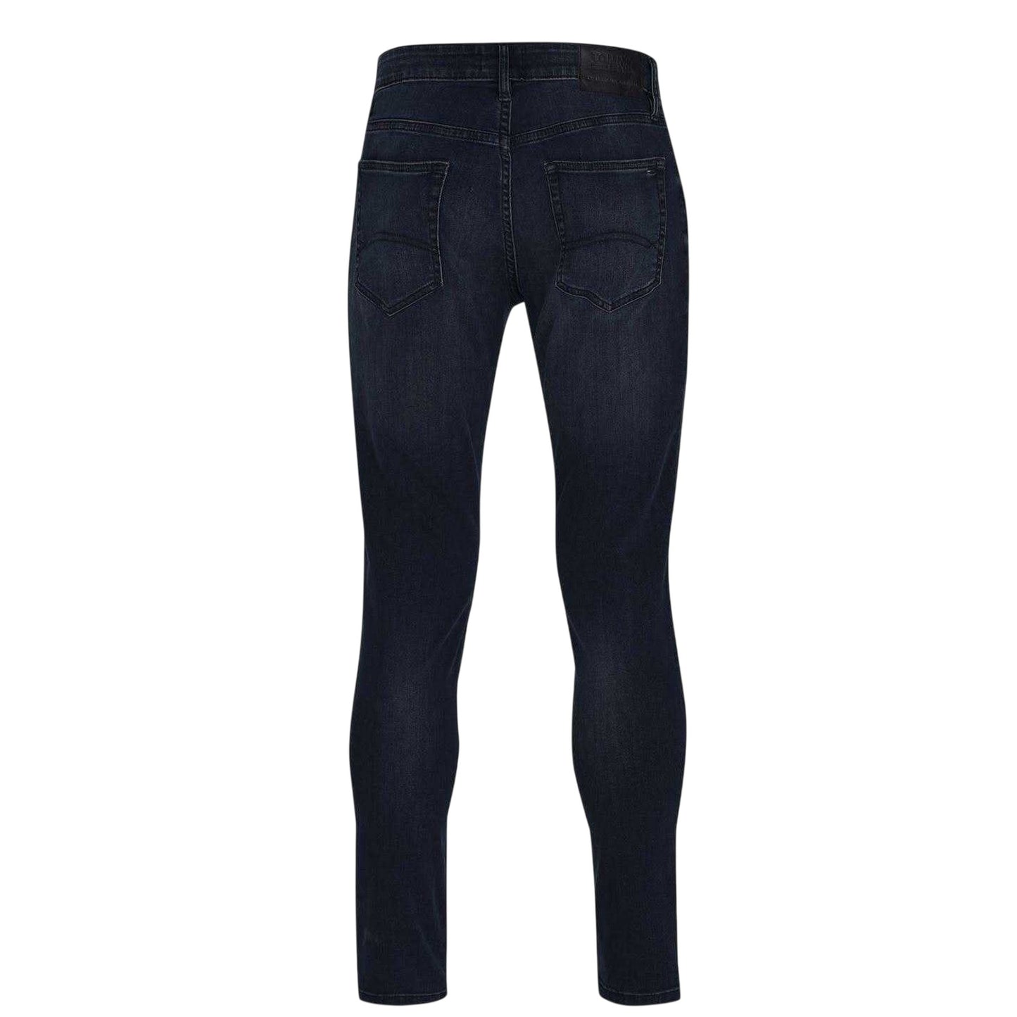 Black - Back - Tommy Jeans Mens Austin Tapered Leg Slim Jeans
