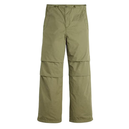 Deep Lichen Green - Front - Levis Womens-Ladies Wide Leg Parachute Pants