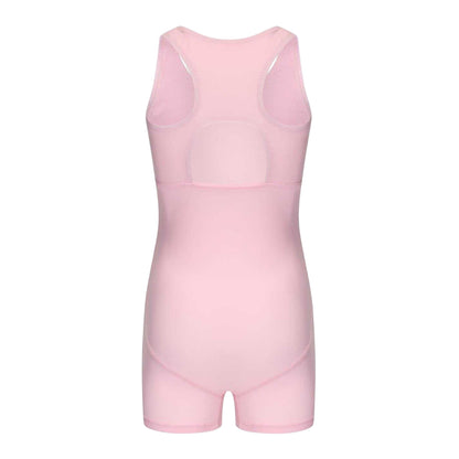Pink-White - Back - Zoggs Girls Xtra Life One Piece Swimsuit