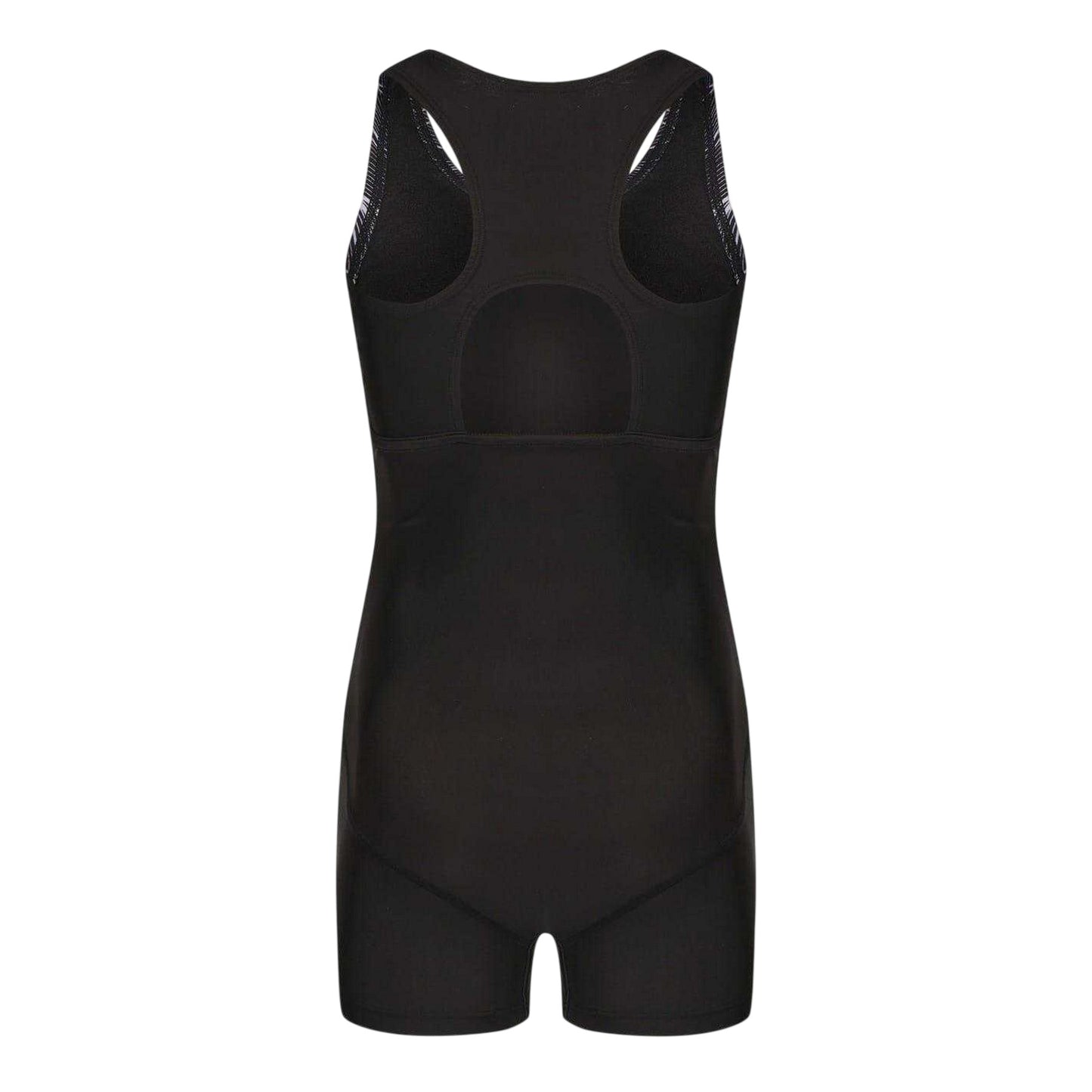Black-Grey - Back - Zoggs Girls Xtra Life One Piece Swimsuit