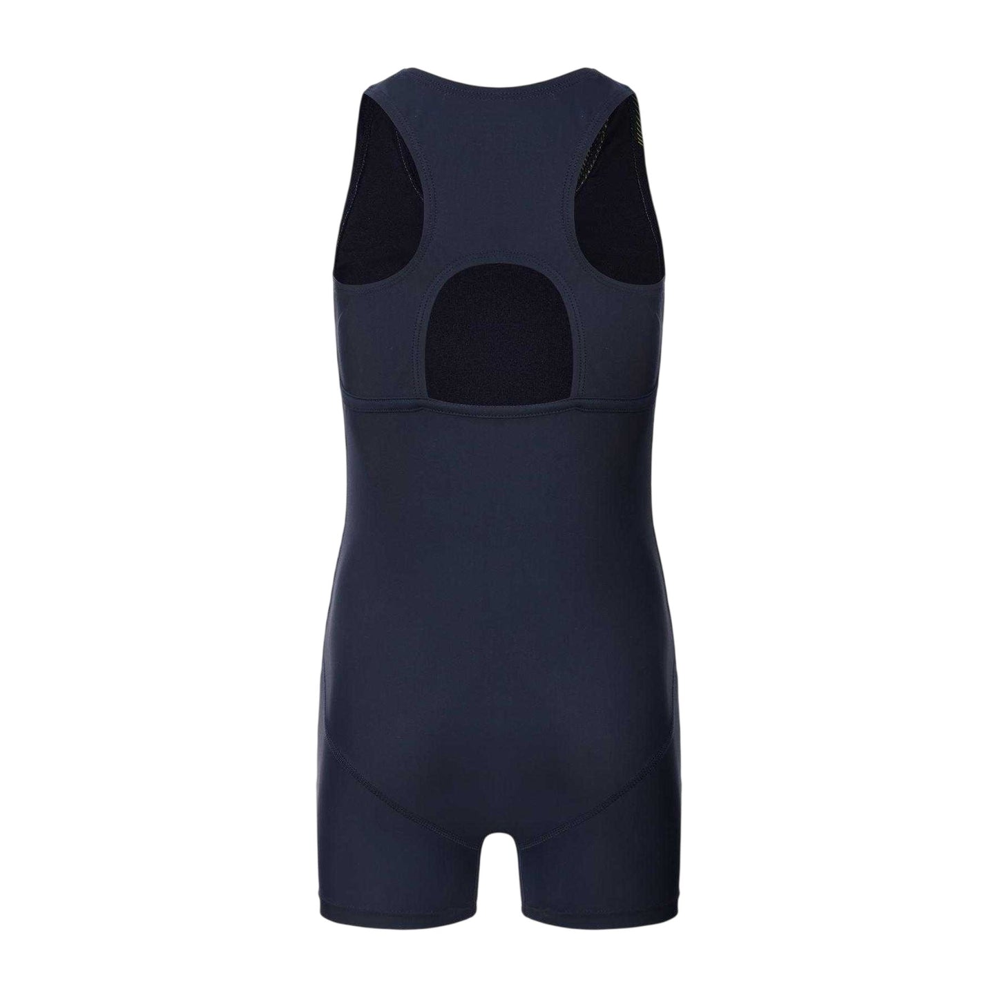 Blue-Yellow-White - Back - Zoggs Girls Xtra Life One Piece Swimsuit