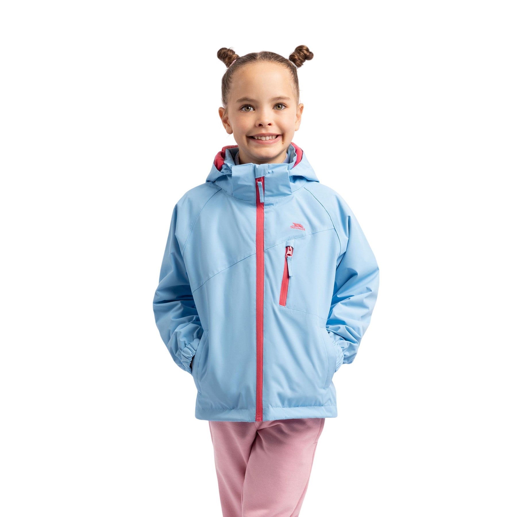 Blue - Lifestyle - Trespass Childrens-Kids Windproof Waterproof Jacket
