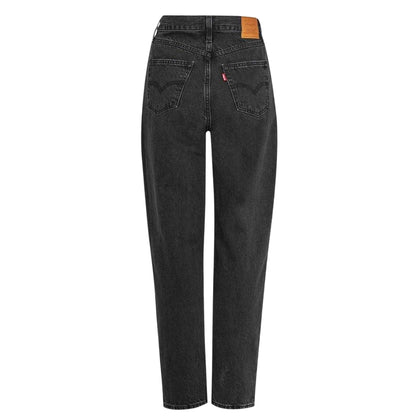 Stonewash - Back - Levis Womens-Ladies High Waist Mom Jeans