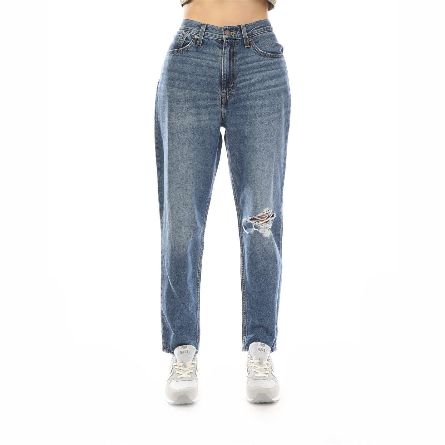 Boo Boo - Front - Levis Womens-Ladies High Waist Mom Jeans