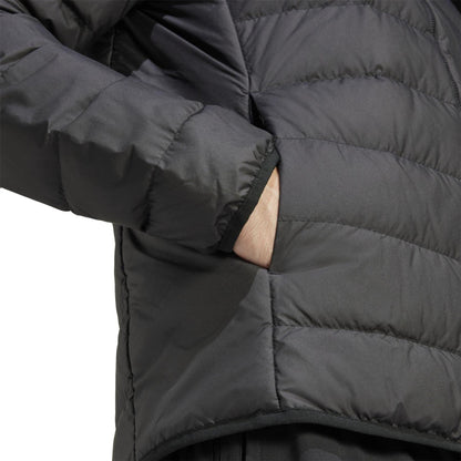 Black - Lifestyle - Adidas Mens Essentials Lite Lightweight Down Jacket